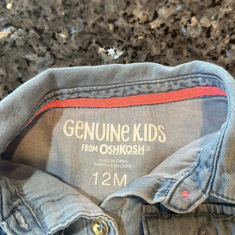 Genuine kids from Oshkosh outfit 9/12 mos (3900A)